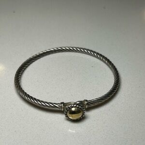 David Yurman Châtelaine Bracelet with Gold Dome and 18K Gold